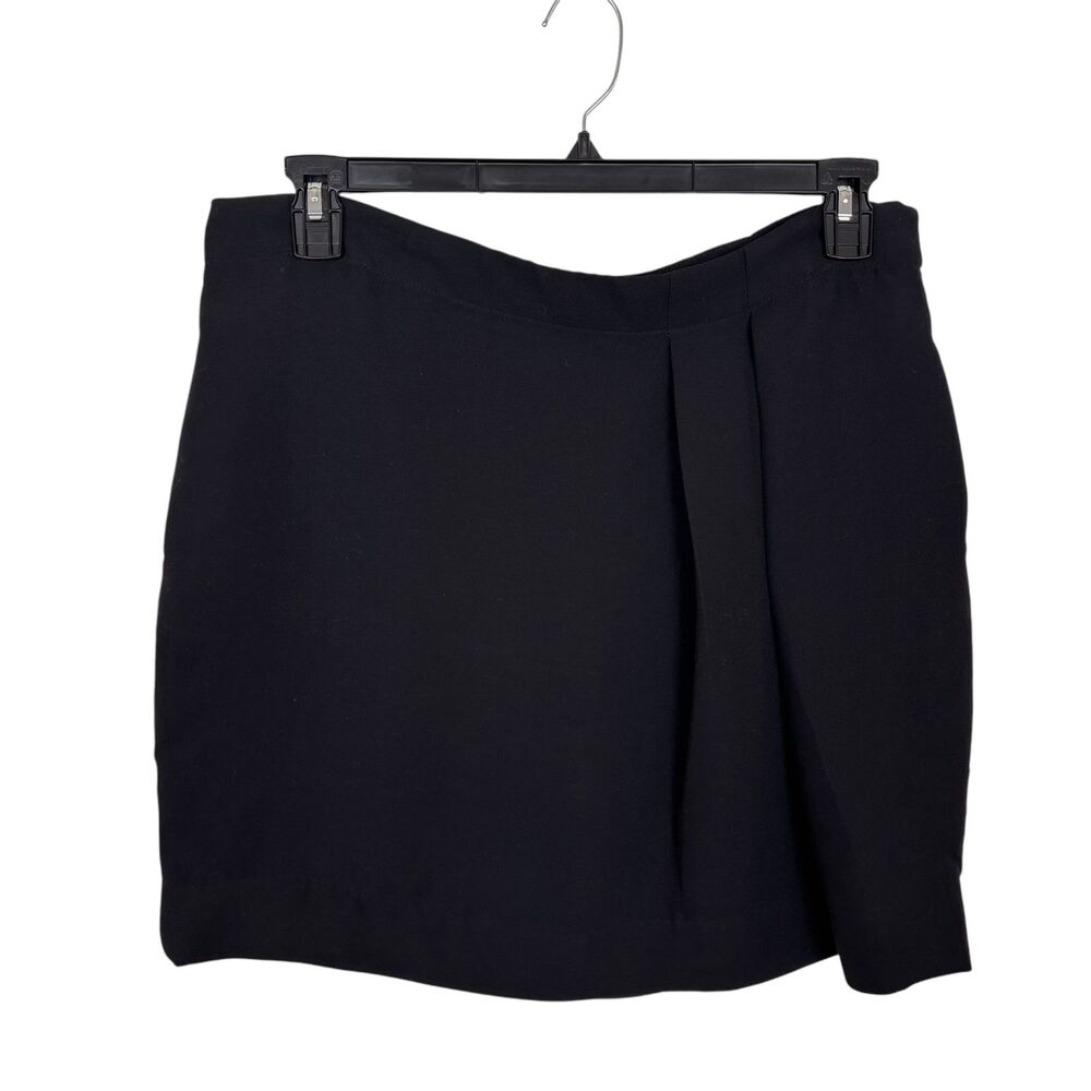 Derek Lam for Design Nation Black Pleated Skirt Women's Large Career Business